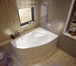Photo of semicircular bathtubs