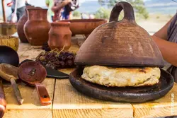 Ancient kitchen photo