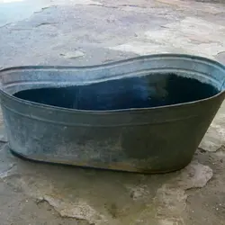 Galvanizli vannaning fotosurati