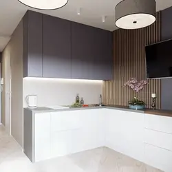 Asymmetrical kitchen photo