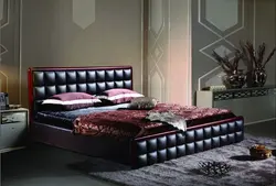 Кожаные спальни фото