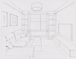 Painted living room photo