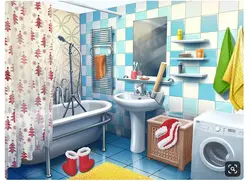 Cartoon Bath Photo