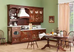 Oshxona uchun eko-mebel fotosuratlari