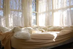 Bedroom morning photo