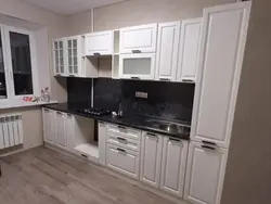 Praqa künc mətbəxinin fotoşəkili