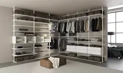 Металлические гардеробные системы фото