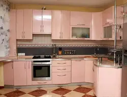 Apricot-colored kitchen photo