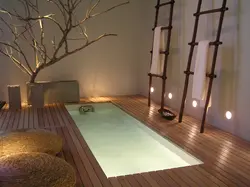 Bathtub in the floor photo