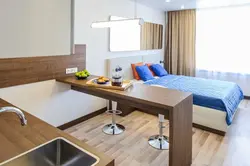 Room with kitchen photo