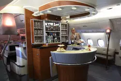 Airplane kitchen photo