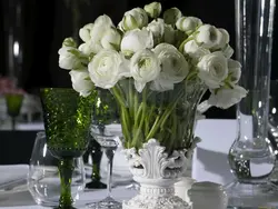 Bouquet in the kitchen photo