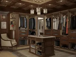 Wardrobe made of wood photo