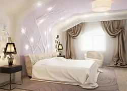 Барельеф в спальне фото