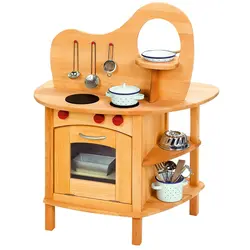 Children's kitchen wooden photo