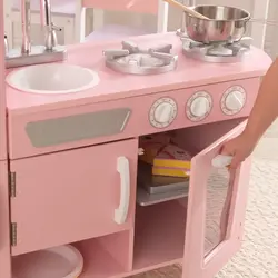 Children's kitchen wooden photo