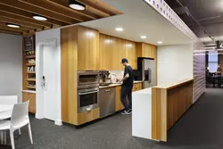Photo of the kitchen at work