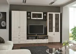 Living room made of MDF photo