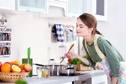 Relaxing in the kitchen photo