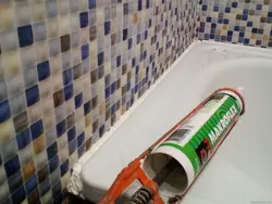 Bathtub sealant photo