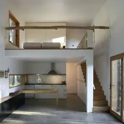 Bedroom on the mezzanine photo