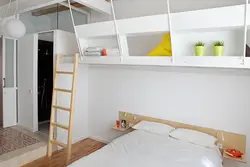 Bedroom on the mezzanine photo