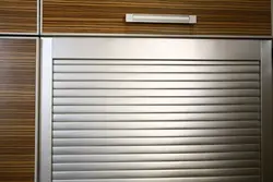 Roller shutters for the kitchen photo