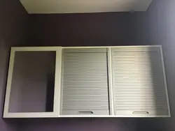 Roller shutters for the kitchen photo