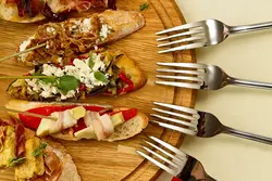Tapas spanish cuisine photo