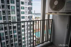 Air conditioners on the loggia photo