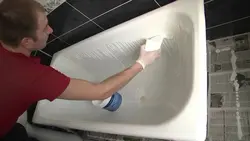 Реставрация чугунных ванн фото