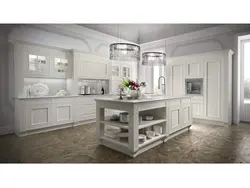 White Italian Kitchen Photo