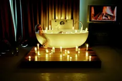 Bath romance candles photo