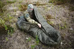 Winter sleeping bag photo