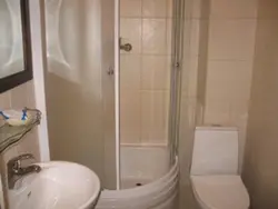 Bathroom in the hotel room photo