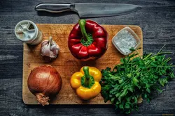 Vegetables in the kitchen photo