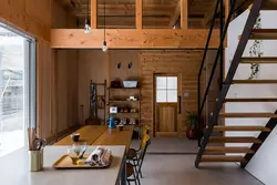 Living room with mezzanine photo
