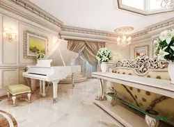 Гостиная с роялем фото