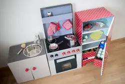 Кухня из картона фото