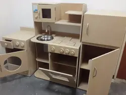 Cardboard kitchen photo