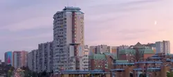 Photo city residential area