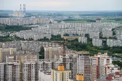 Photo city residential area