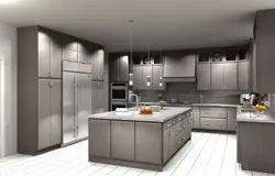 Стальной Цвет Кухни Фото