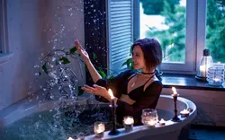 Vanna otağında çay foto