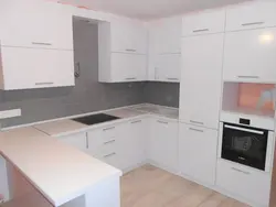 Кухня лдсп фота белая