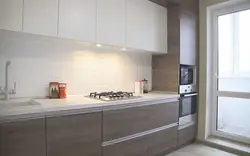 White chipboard kitchen photo