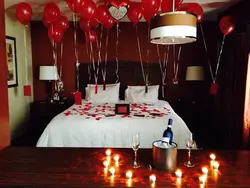 Photo of romance in the bedroom