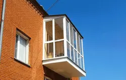 Photo of loggias outside glazing