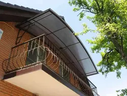 Canopy on the loggia photo