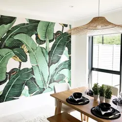 Palm tree in the kitchen photo